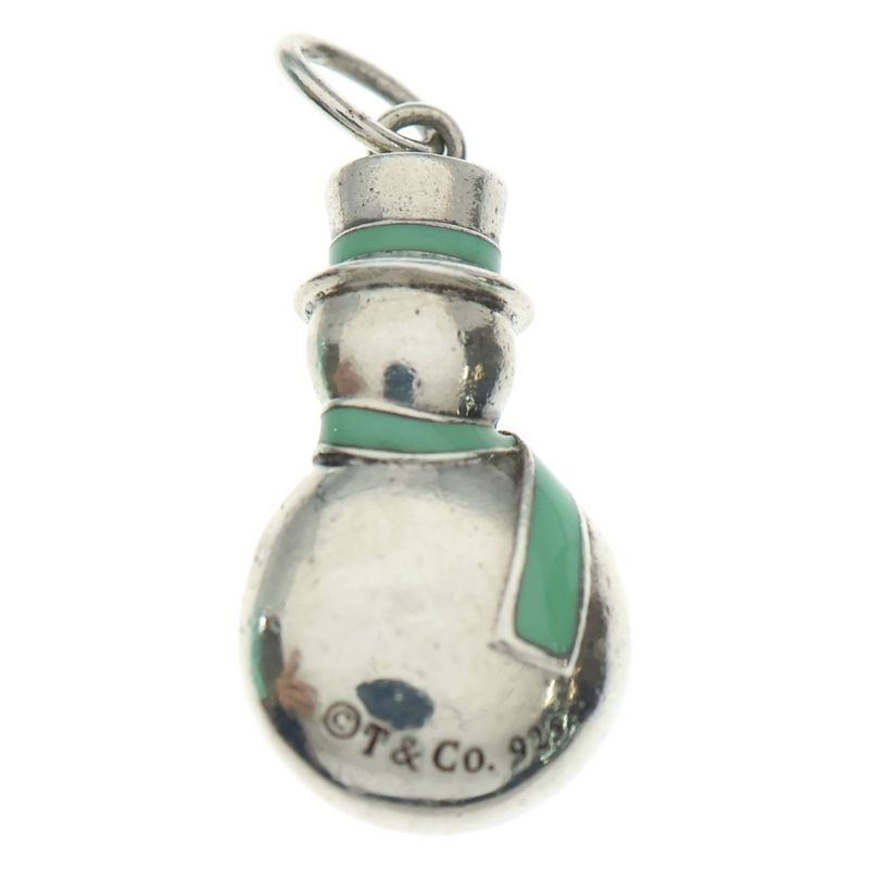 Tiffany & Co. Snowman Necklace Charm Silver