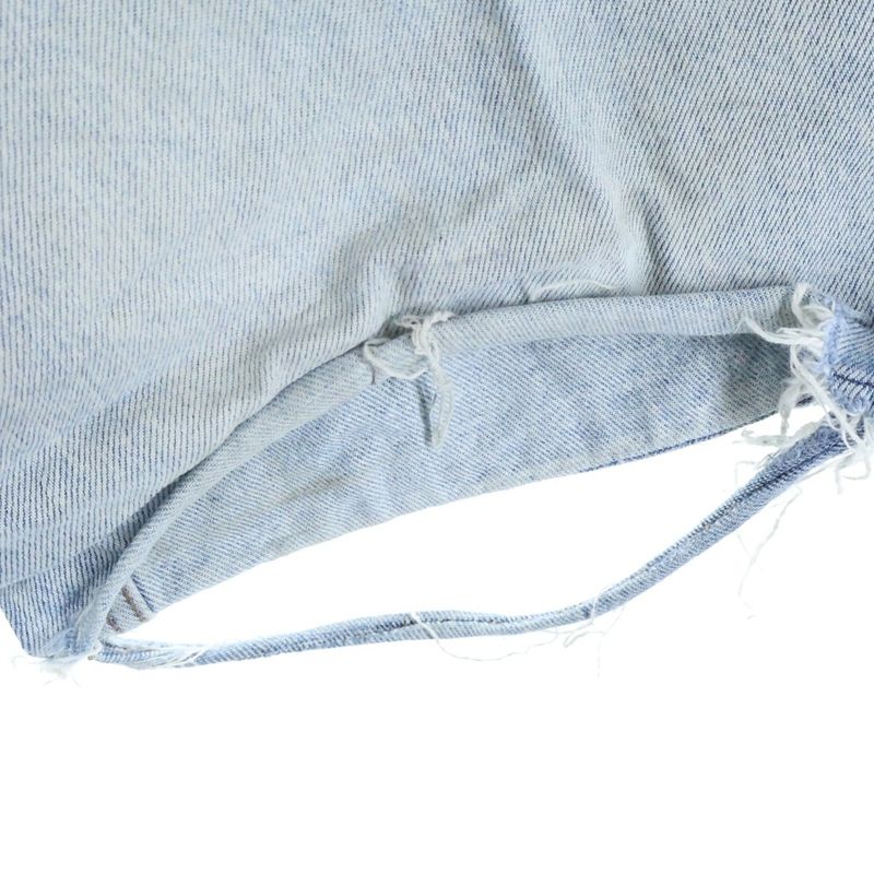 Balenciaga Damaged Baggy Denim Pants Indigo