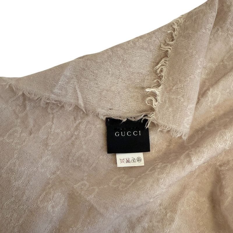 Gucci Shawl Wool Pink