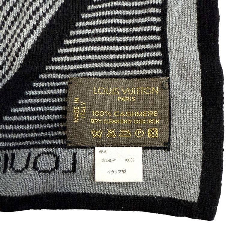 Louis Vuitton Scarf Cashmere Gray