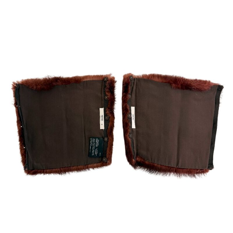 Prada Arm Warmers Brown