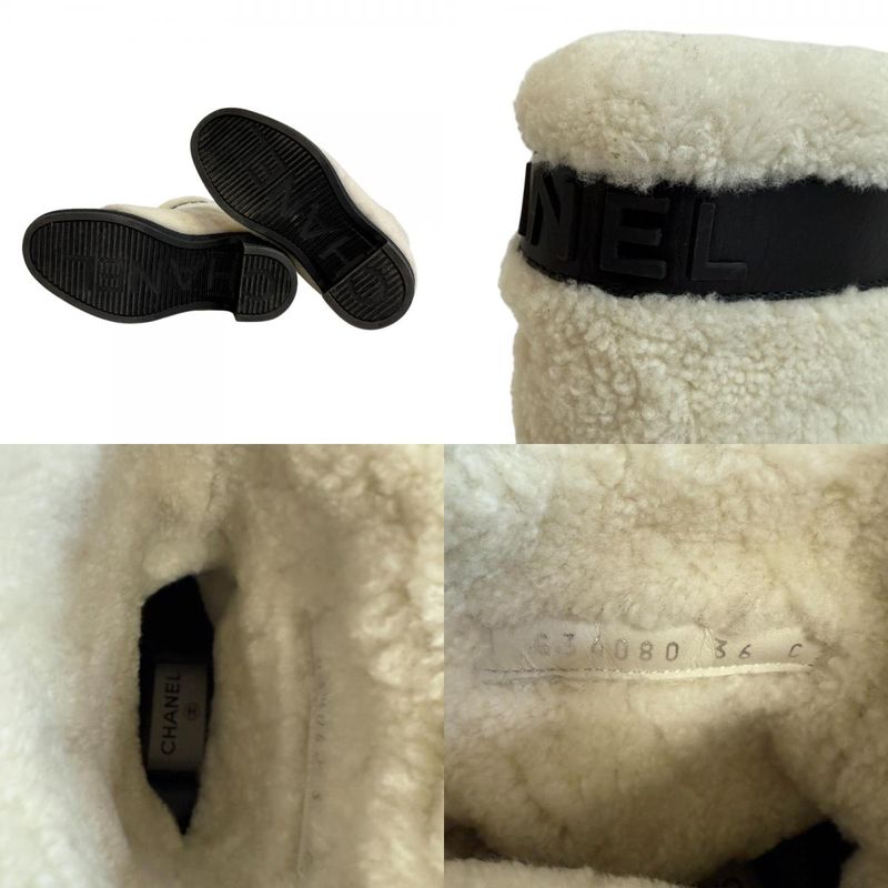 Chanel Boots White