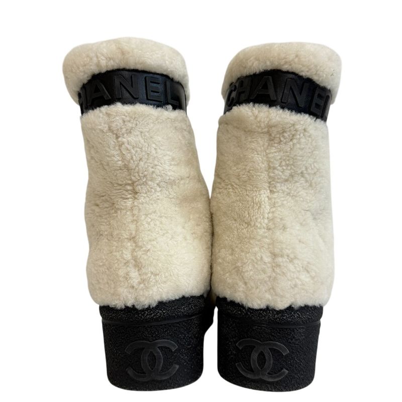 Chanel Boots White