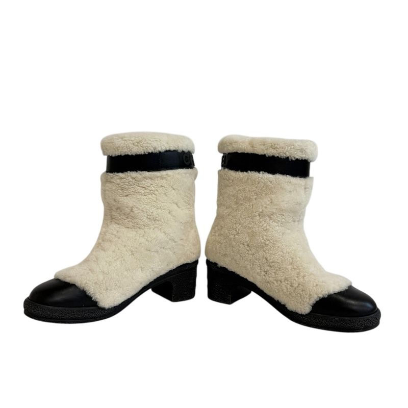Chanel Boots White