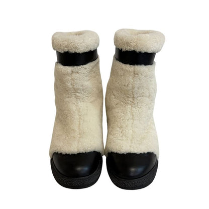 Chanel Boots White