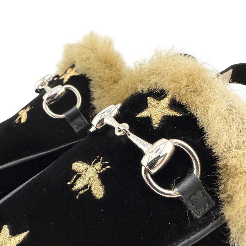 Gucci Sandals Suede Black