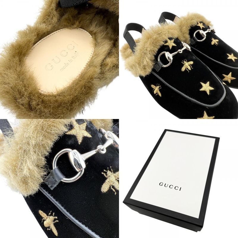 Gucci Sandals Suede Black
