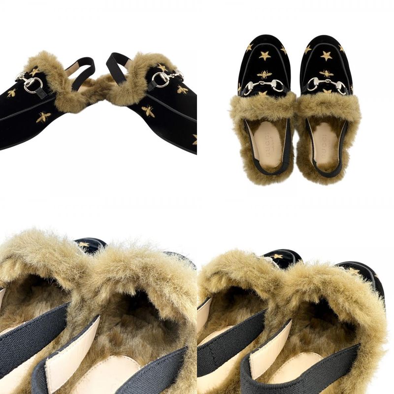 Gucci Sandals Suede Black