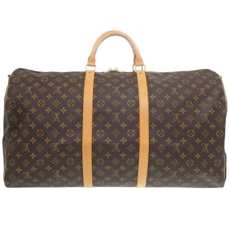 Louis Vuitton Keepall Bandouliere 60 Monogram Boston Bag LV
