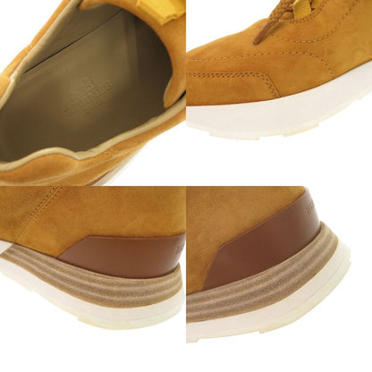 Hermes Bastar 39 Suede Camel Sneakers