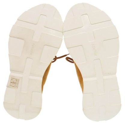 Hermes Bastar 39 Suede Camel Sneakers