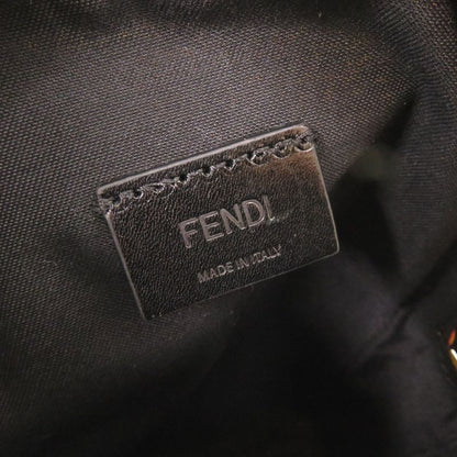 Fendi Baguette Phone Pouch Nylon Yellow Shoulder Bag