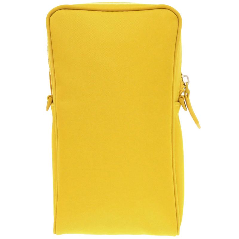Fendi Baguette Phone Pouch Nylon Yellow Shoulder Bag