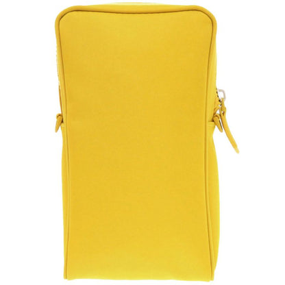 Fendi Baguette Phone Pouch Nylon Yellow Shoulder Bag
