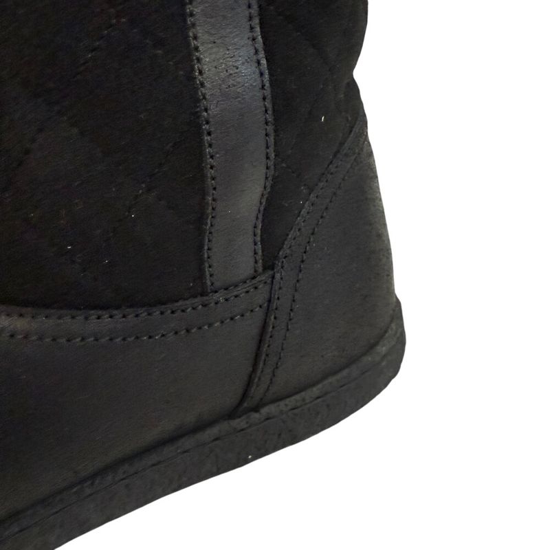 Chanel Quilted Boots Black