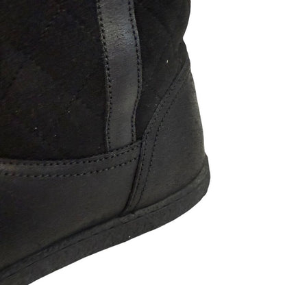 Chanel Quilted Boots Black