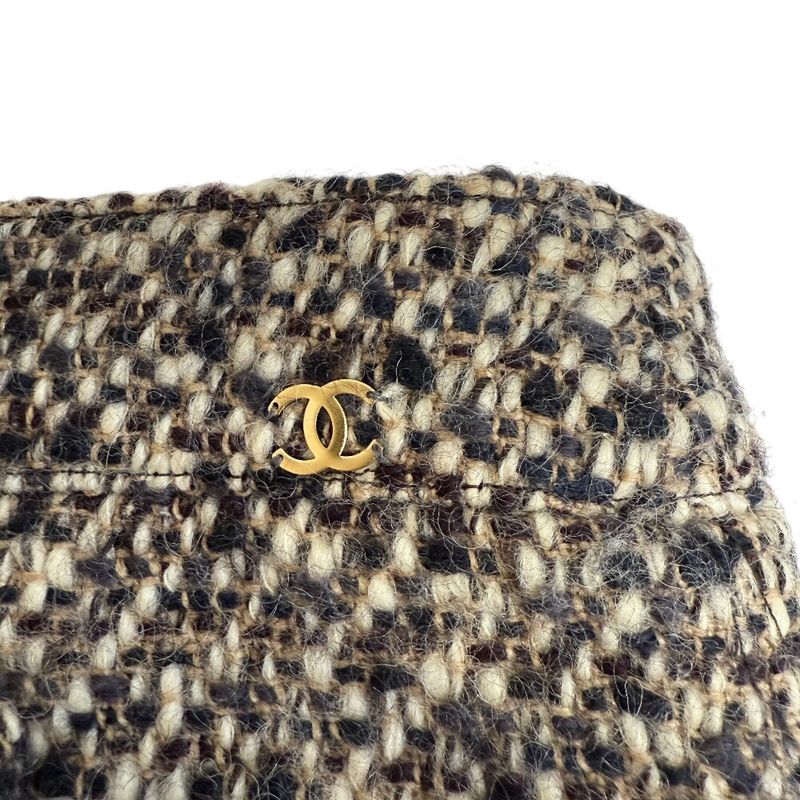 Chanel Skirt Silk Wool