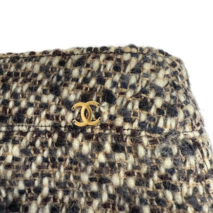 Chanel Skirt Silk Wool