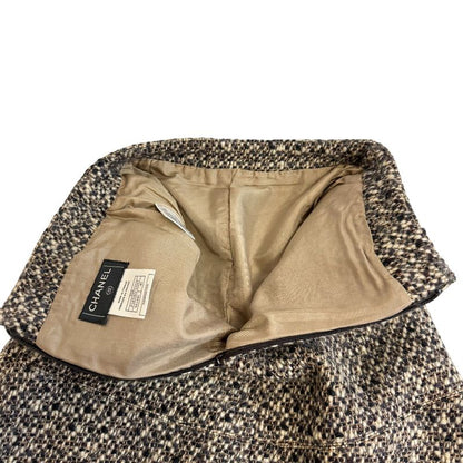 Chanel Skirt Silk Wool