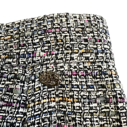 Chanel Wool Skirt Gray