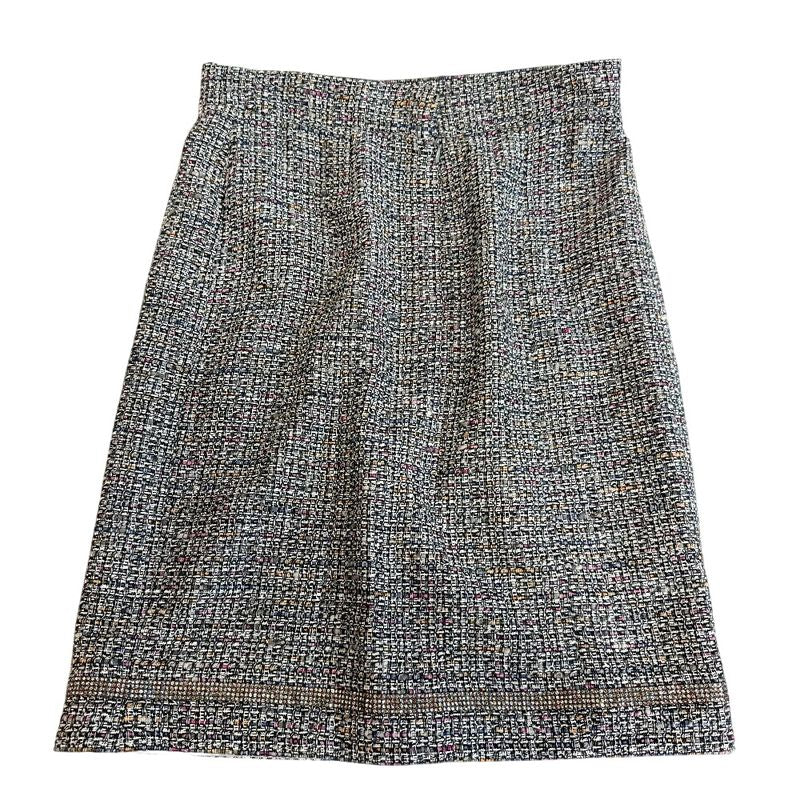 Chanel Wool Skirt Gray