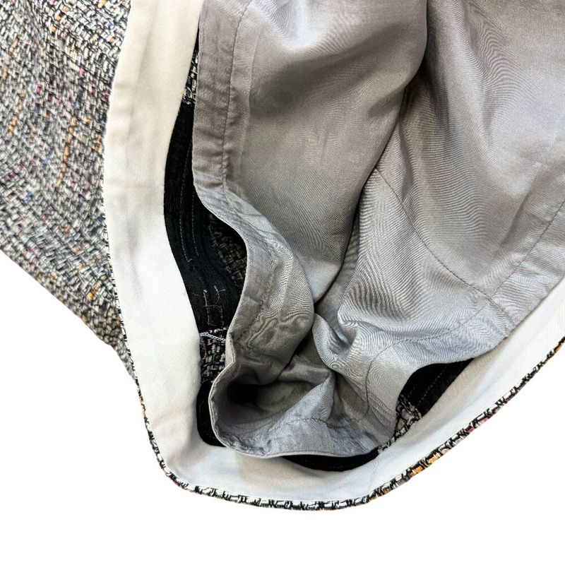Chanel Wool Skirt Gray