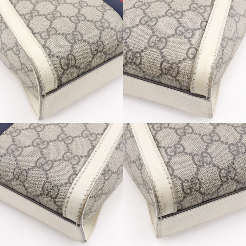 Gucci Off Dias Small 2-Way Shoulder GG Supreme Canvas Beige