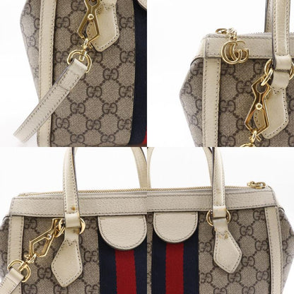 Gucci Off Dias Small 2-Way Shoulder GG Supreme Canvas Beige