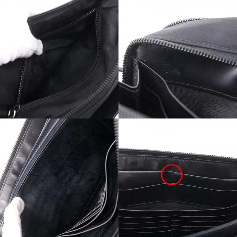 Prada Wallet Shoulder Nylon Nero Black