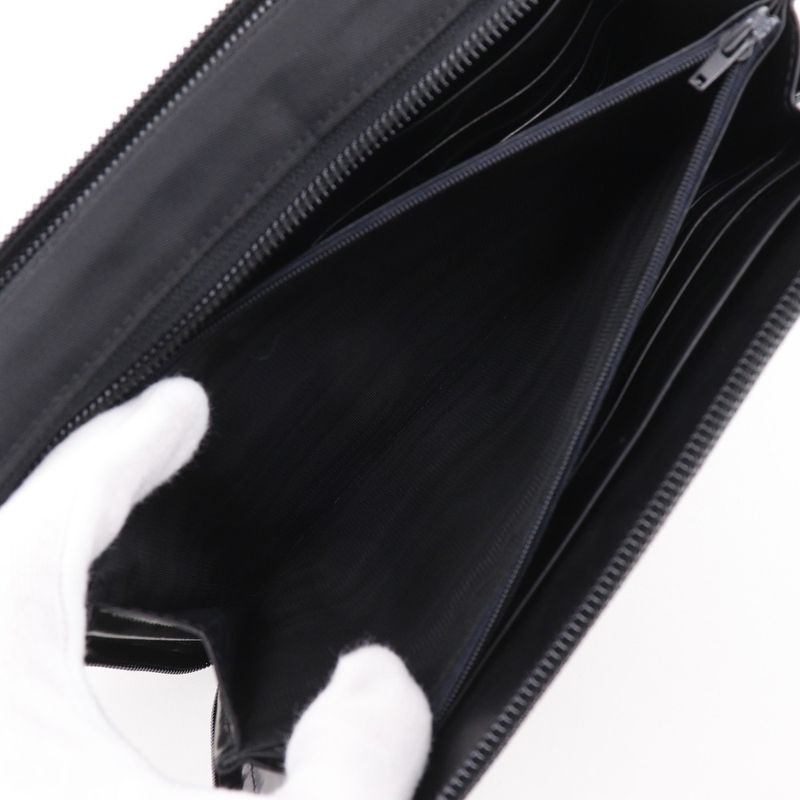 Prada Wallet Shoulder Nylon Nero Black