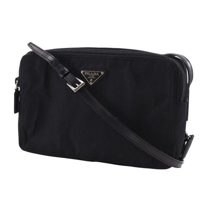Prada Wallet Shoulder Nylon Nero Black