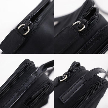 Prada Wallet Shoulder Nylon Nero Black