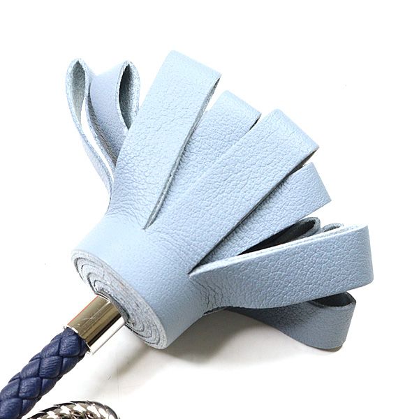 Hermes Brooch Full Vore Swift Linen Blue Navy Blue Flower
