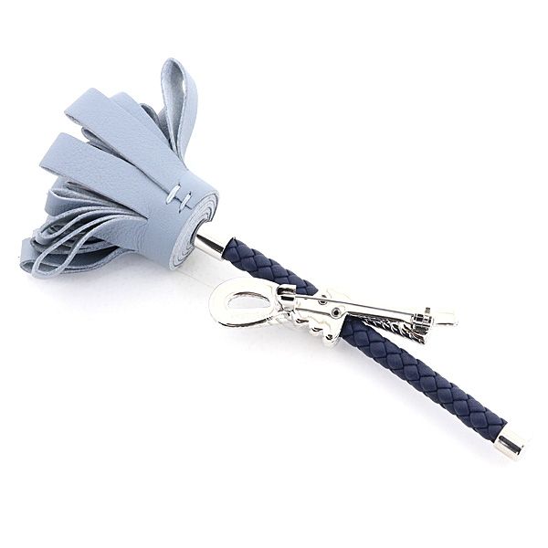 Hermes Brooch Full Vore Swift Linen Blue Navy Blue Flower