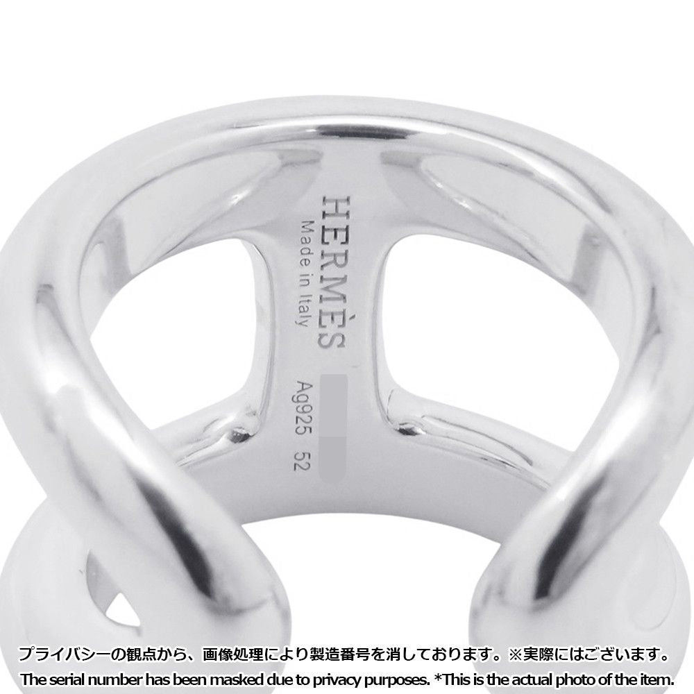 Hermes Ring Osmose GM Silver 52