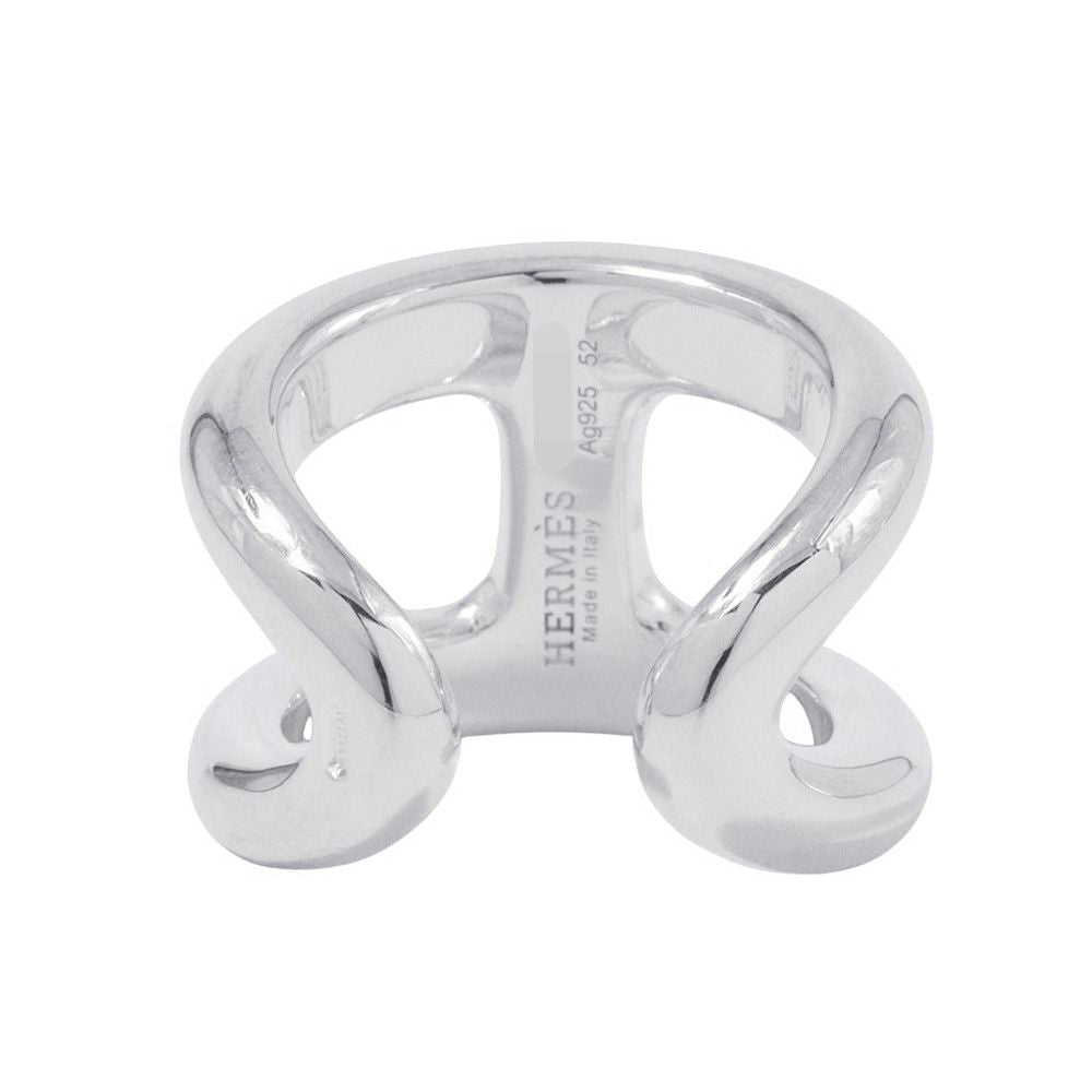 Hermes Ring Osmose GM Silver 52
