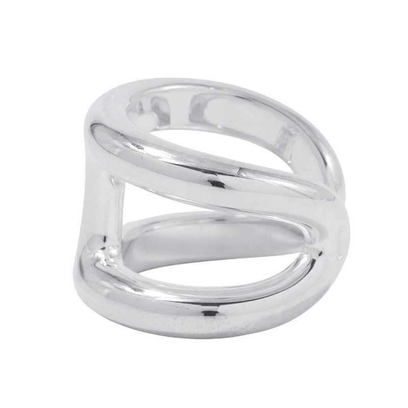 Hermes Ring Osmose GM Silver 52