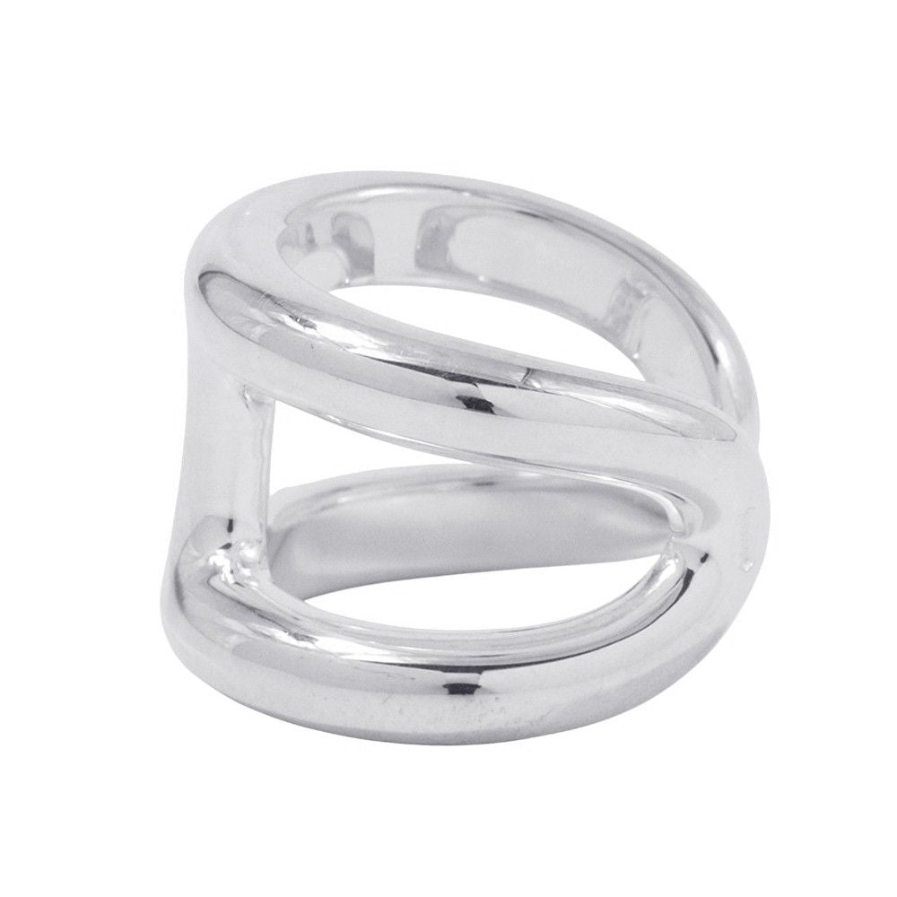 Hermes Ring Osmose GM Silver 52