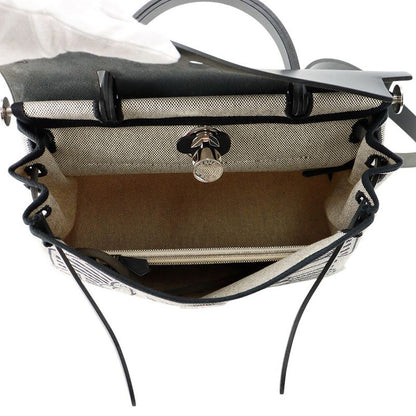 Hermes Herbag Zip PM Pegasus Pop Black Blue Indigo Ecru Silver Black Blue-indigo Ecru