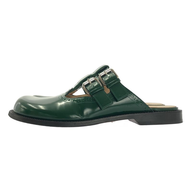 Loewe Campo Mary Jane Mule Sandals 39 Green