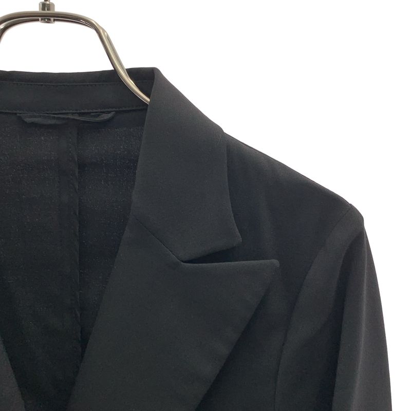 Gucci Set Suit Wool Cashmere Double Tailored Jacket Slacks Pants 38 Black