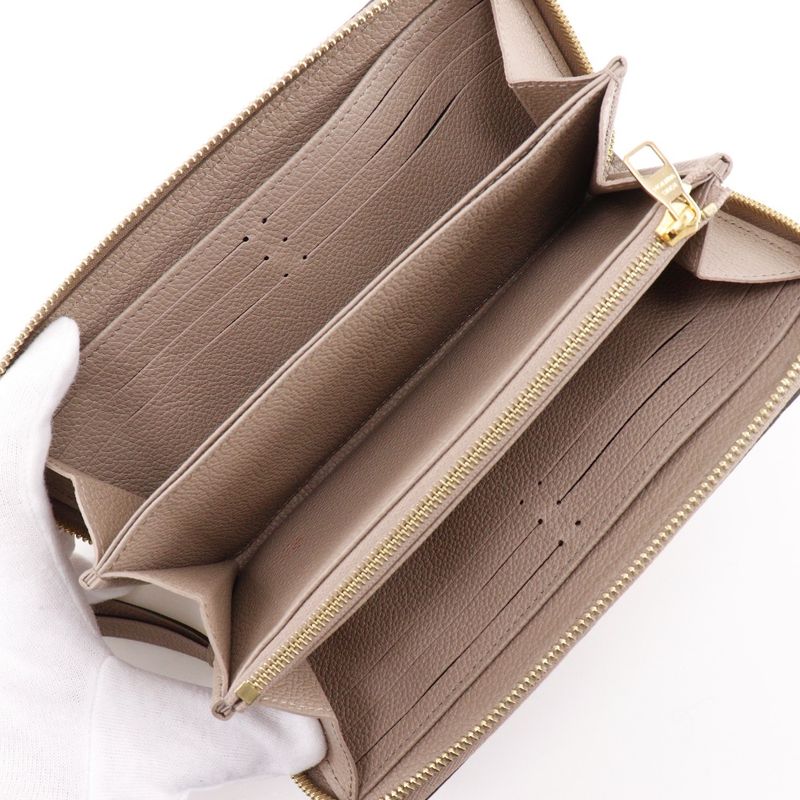Louis Vuitton Zippy Wallet Monogram Empreinte Tourtle le Gray
