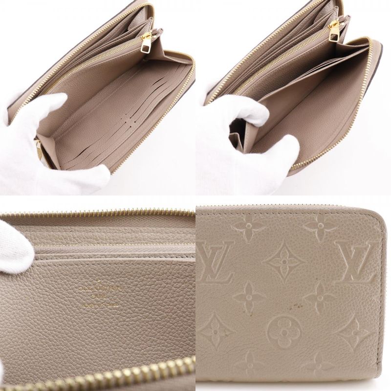Louis Vuitton Zippy Wallet Monogram Empreinte Tourtle le Gray