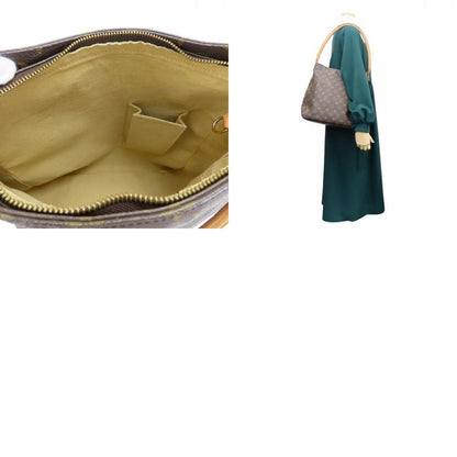 Louis Vuitton Shoulder Bag Looping GM Monogram Leather Brown