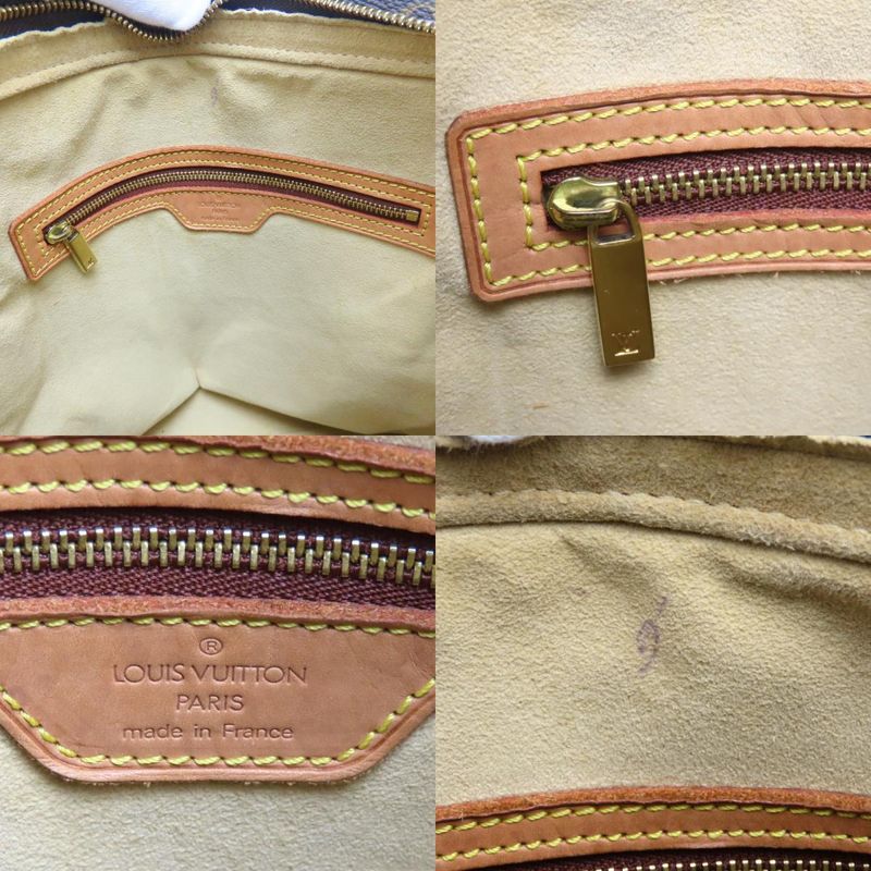 Louis Vuitton Shoulder Bag Looping GM Monogram Leather Brown