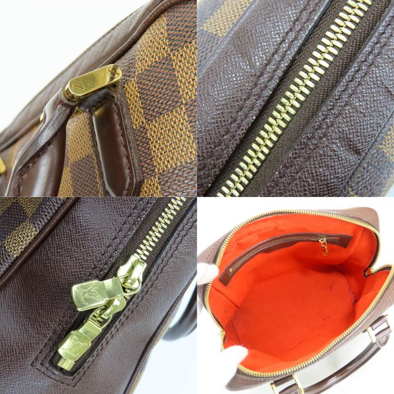 Louis Vuitton Handbag Brera Damier Ebene Brown Everyday Use