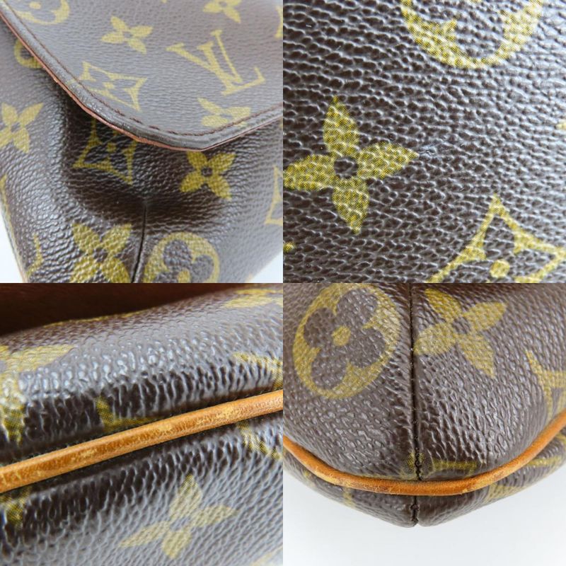 Louis Vuitton Shoulder Bag Musette Salsa Monogram Leather Brown