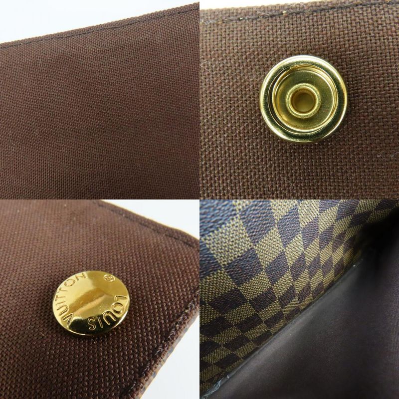 Louis Vuitton Shoulder Bag Naviglio Damier Ebene Brown Casual