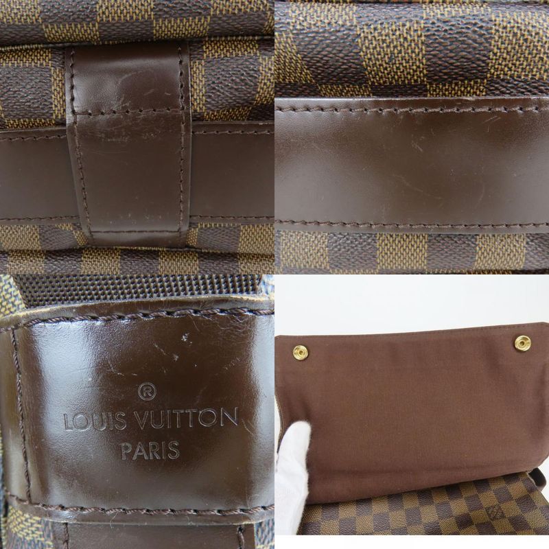 Louis Vuitton Shoulder Bag Naviglio Damier Ebene Brown Casual