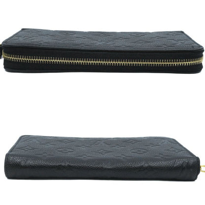 Louis Vuitton Zippy Long Wallet Black Noir Gold